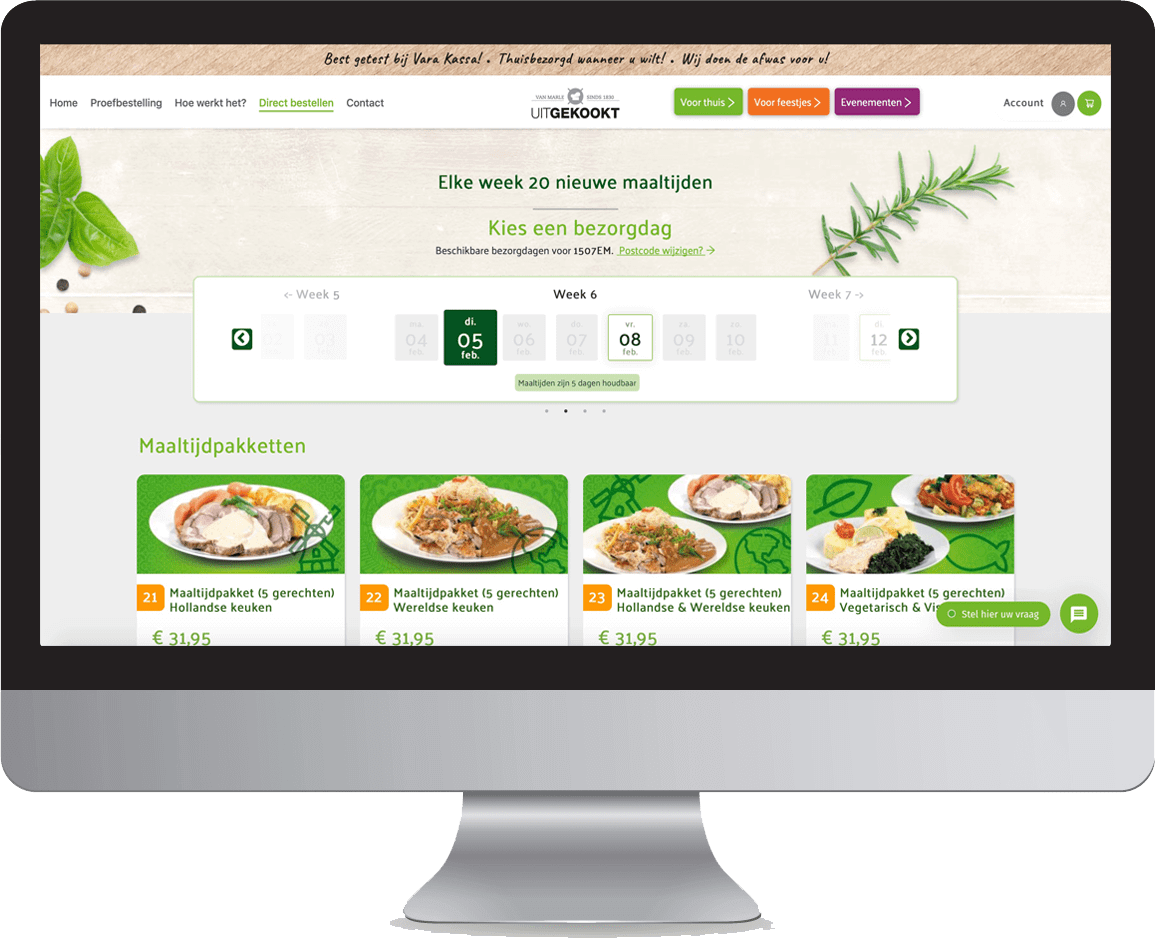maaltijden online bestellen bij uitgekookt